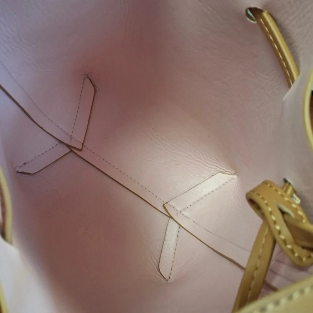 Mansur Gavriel Italian Tan Leather Bucket Bag and Clutch Set - Picture 8 of 10